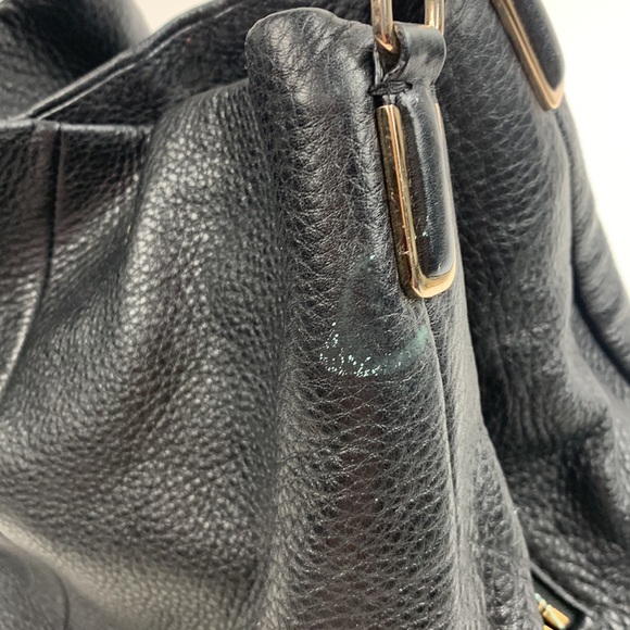 Coach Madison Phoebe Black leather Shoulder bag Gold Hardware 3 compartments - Picture 12 of 15